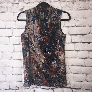 Mossimo Abstract Sleeveless Top